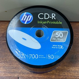 HP CD-R 52X Inkjet Printable可列印燒錄空白光碟 可燒錄光碟 空白光碟 燒錄片 光碟片 空白片