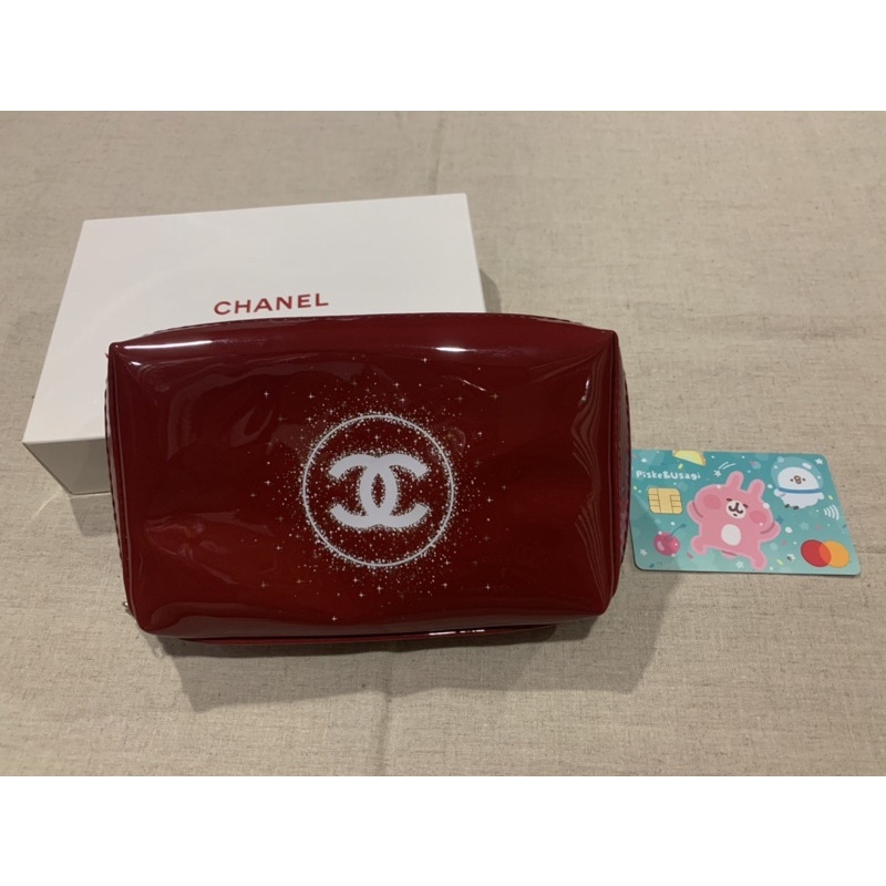 ｜CHANEL｜ 香奈兒贈品 紅色限定版香水旅行包