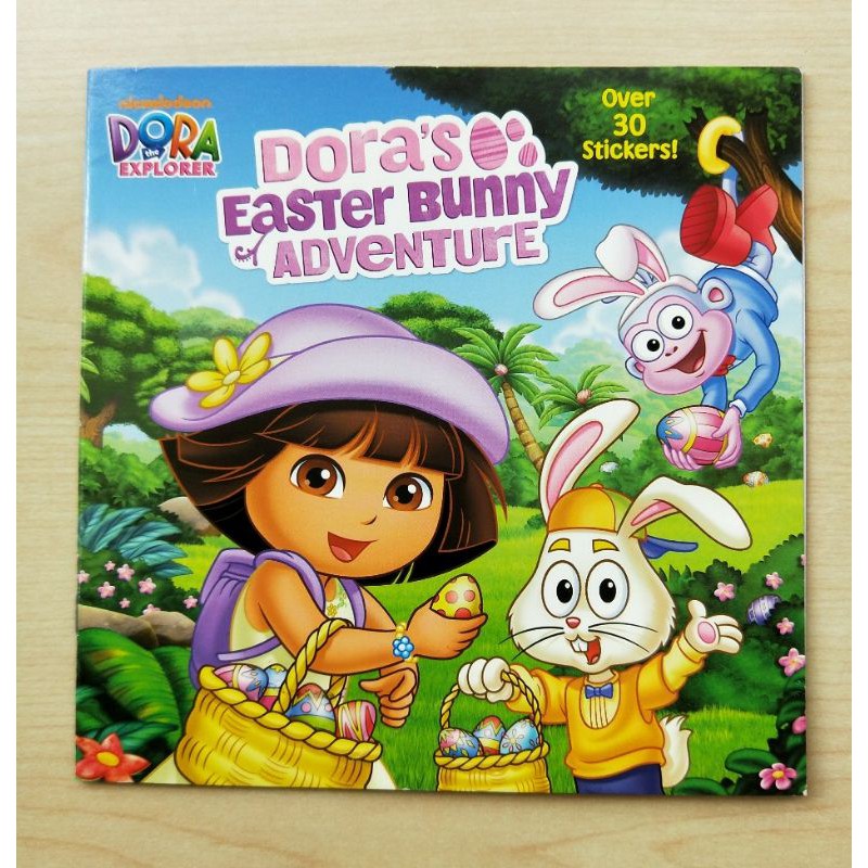 Dora the explorer Dora's Easter bunny adventure朵拉復活節貼紙書