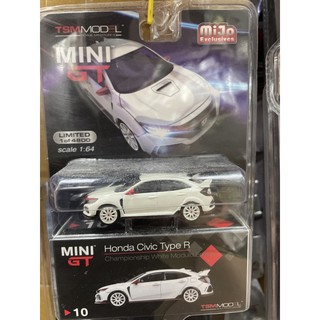 《模王》 1/64Mini GT模型合金車#10 Honda Civic type R