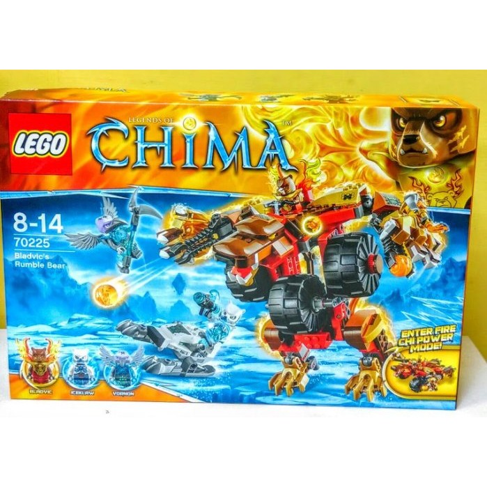 蝦玩具 -  全新盒裝 LEGO #70225 CHIMA 神獸傳奇系列 樂高 積木 Bladvic 咆嘯熊