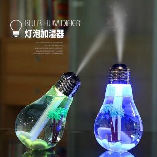 燈泡USB加濕器小型迷你桌面臥室床頭辦公室宿舍學生空氣濕化噴霧