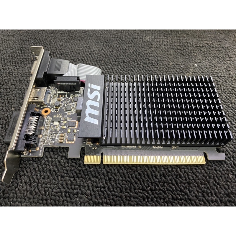 微星 GT710-1GD3H-LP/GT710/1G/DDR3/個人保固3天～9.5成新