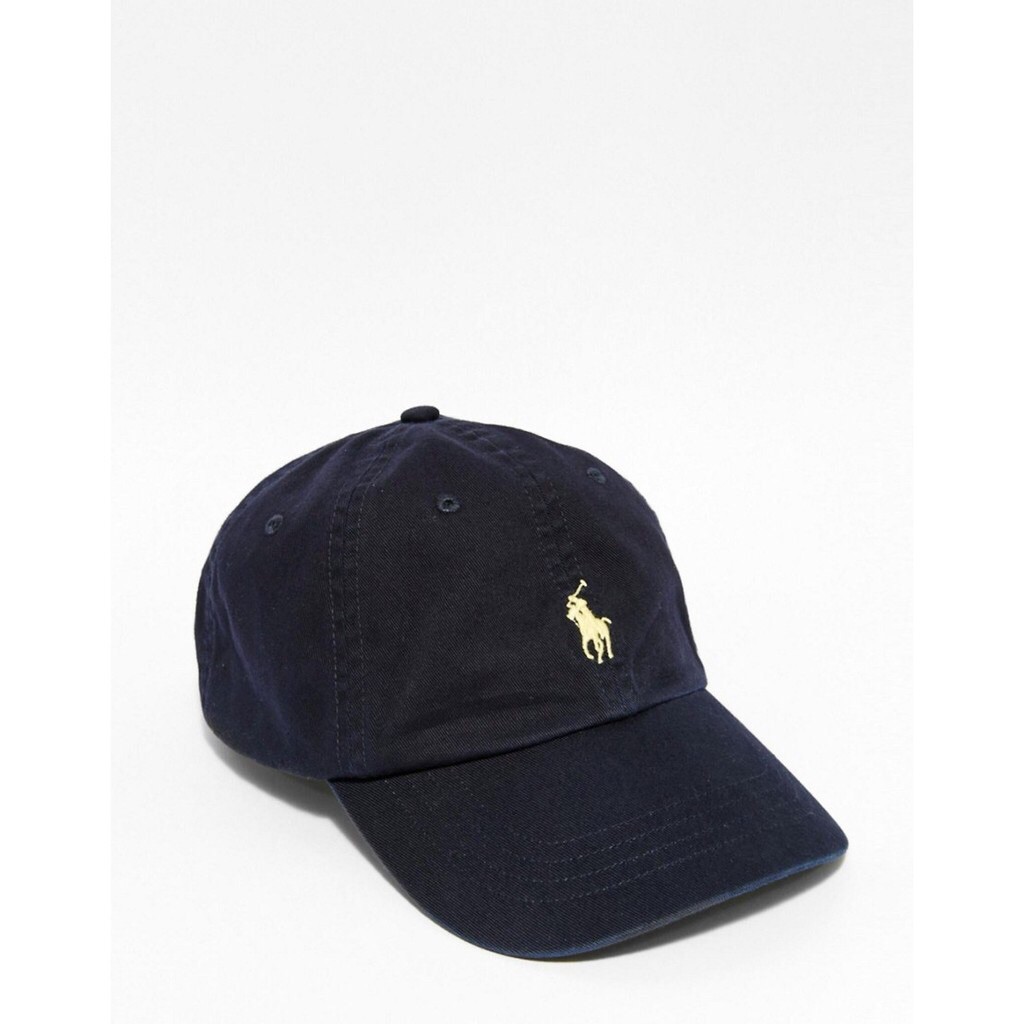 POLO Ralph Lauren Logo帽 老帽 棒球帽 鴨舌帽 帽子 經典小馬 深藍色 可調式