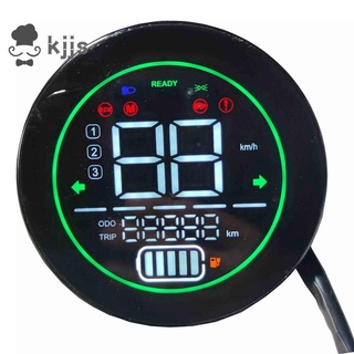 電動自行車車速表踏板車儀錶板指示器 48V 60V 72V 鉛酸電池 LED 儀器顯示