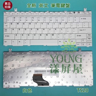 【漾屏屋】東芝 Toshiba Portege A100 全新 英文 白色 筆電 鍵盤
