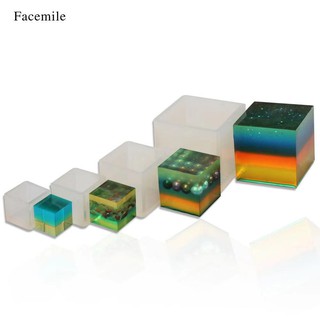【九虹精選 滿588-50】立方體 正方型 透明矽膠模具 標本模型模具 矽膠模具 環氧樹脂 滴膠模具 蠟燭模具