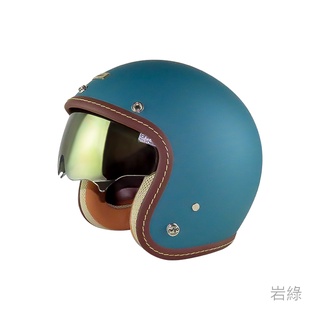 華泰 NINJA 安全帽 K-806 醺砂 巖綠 復古帽 騎士帽 車線 半罩 全拆洗 內含墨鏡《比帽王》
