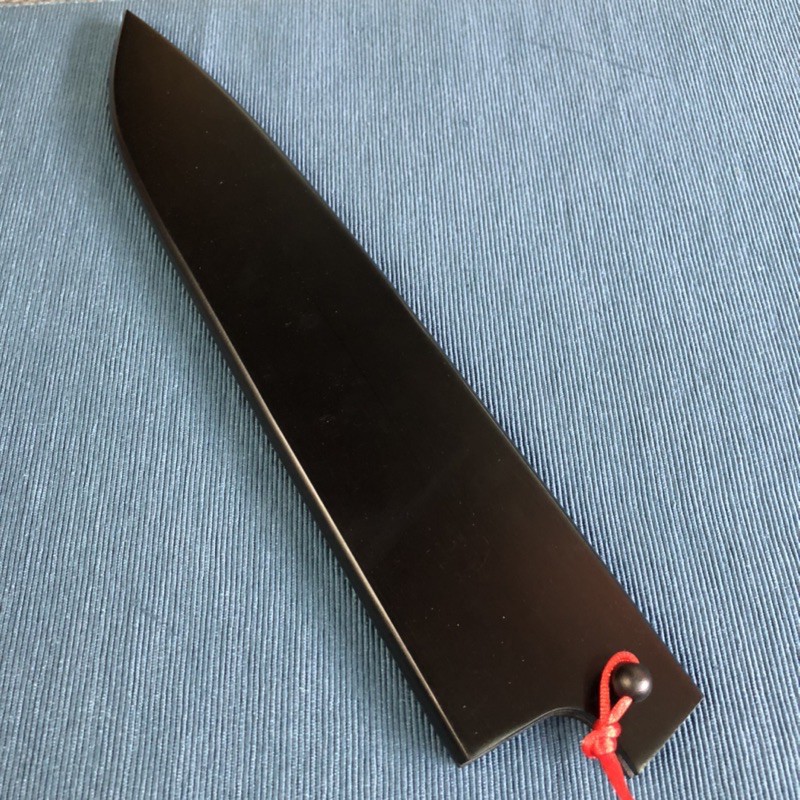 台製牛刀用 黑漆木套300mm