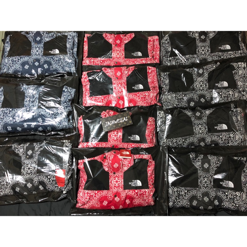 supreme x the north face bandana