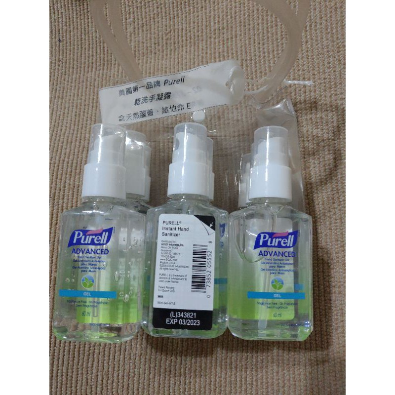 Purell 普瑞來 乾洗手凝露 60ml (美國第一名品牌)