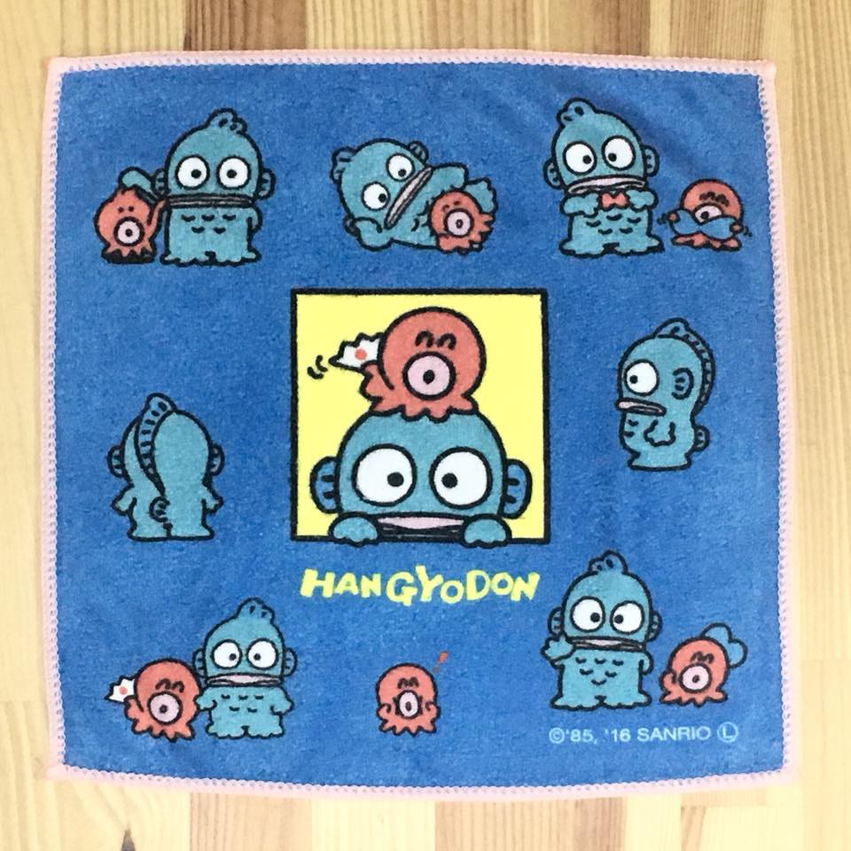 人魚漢頓方巾 印花 蝦皮購物