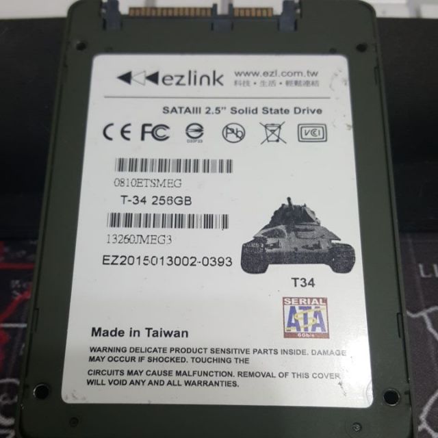 EZlink T34 256g ssd