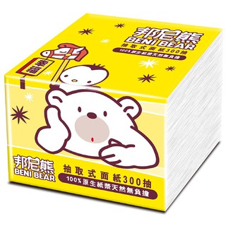 BeniBear邦尼熊抽取式柔式紙巾300抽30入/箱