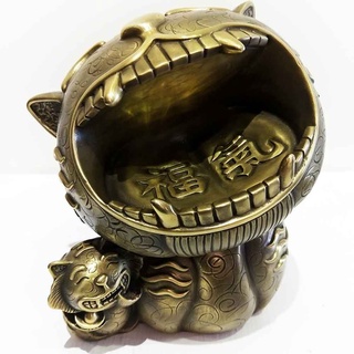 虎旺吉來福氣虎 (聚寶盆)-羅廣維 虎銅雕 財福 (虎) 雙全 限量168個
