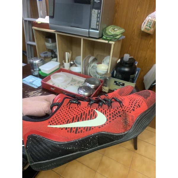 kobe ix elite low kobe 9 大學紅 ‘ US12 ‘