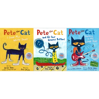 PETE THE CAT皮皮貓精選英文繪本組(3冊合售)