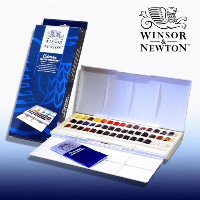 【長春美術】 WINSOR&amp;NEWTON 溫莎牛頓 Cotman 塊狀水彩 (45色) 0390471