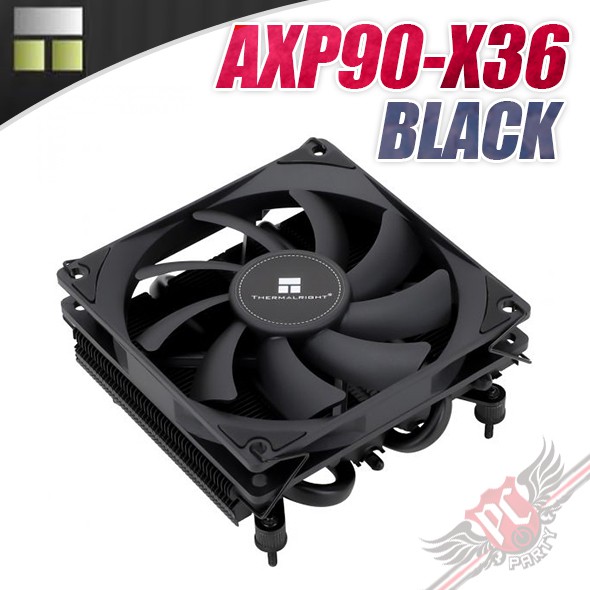 利民 Thermalright AXP90-X36 BLACK 全黑化 下吹式 CPU散熱器 PCPARTY