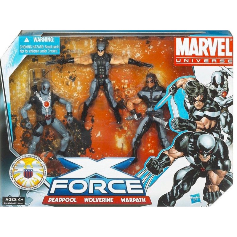 Marvel Universe Multi-Pack 3.75吋 漫畫版 X-force 金剛狼 死侍 硬漢 漫威 傳奇