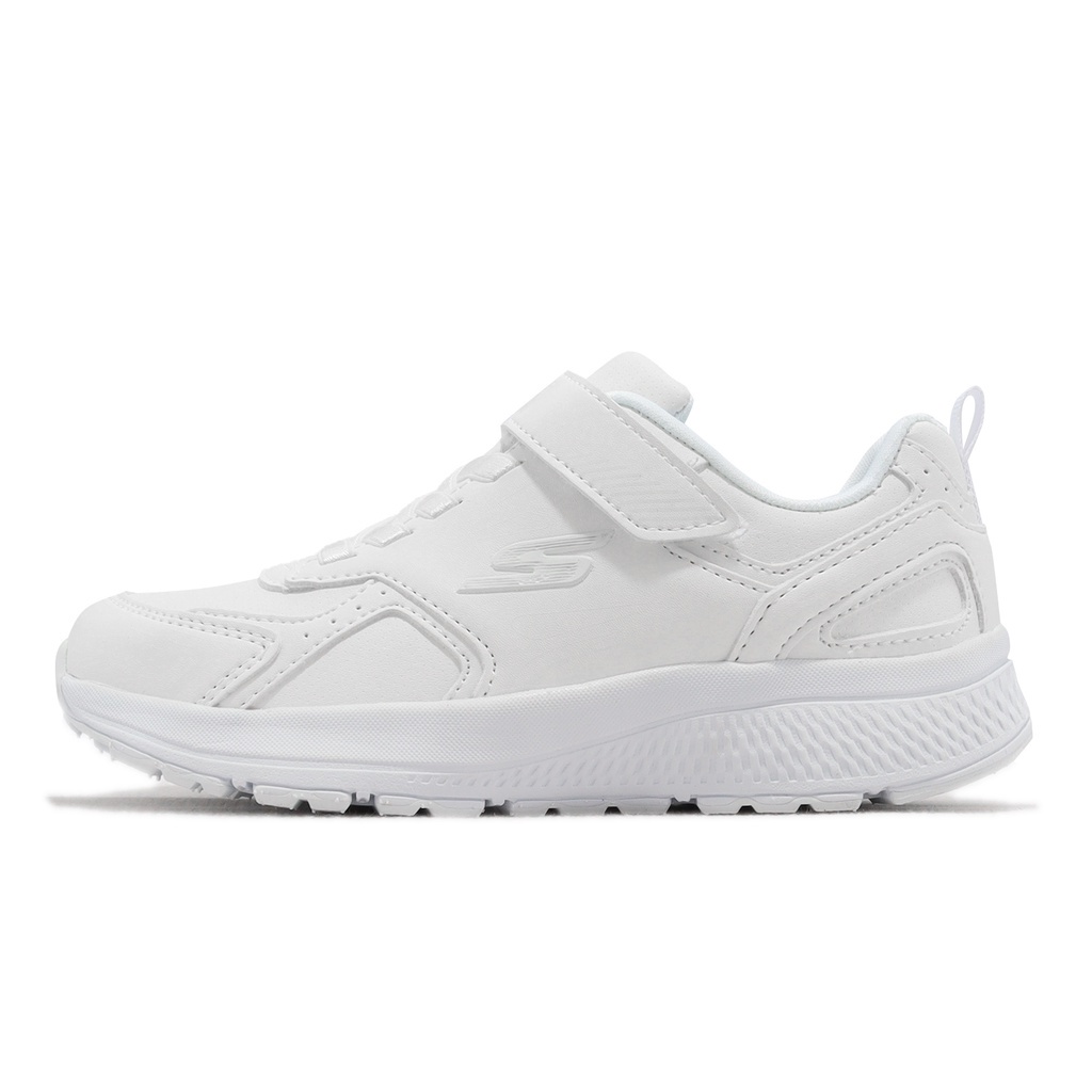 Skechers 童鞋 Go Run Consistent 全白 白 魔鬼氈 小朋友 【ACS】 302604LWHT|