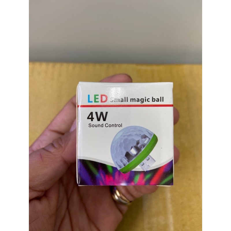 全新USB孔LED小型氛圍燈、迪斯可燈，避免直接照設眼睛LED small magic ball，4W