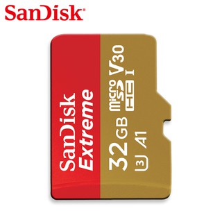 SanDisk 32G記憶卡 Extreme A1 microSDHC UHS-I 傳輸速度高達 100MB 保固公司貨