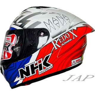 nhk gp-r tech 玉米jk84#2 白橘 選手帽 全罩式安全帽《遠古騎士》