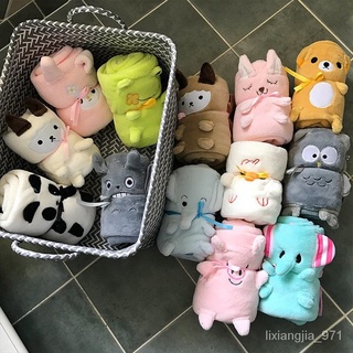 優選好貨 韓國可愛卡通動物小豬原宿珊瑚絨毛毯日系辦公室午睡柔軟毯空調毯gtt88 U1wn