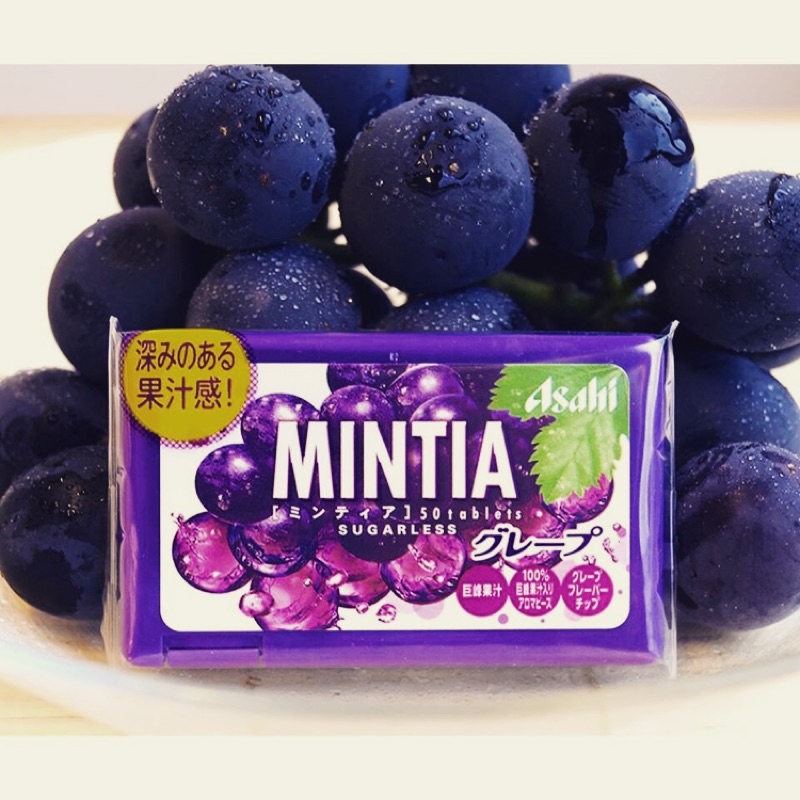 😄Happy shop😄日本MINTIA清涼糖 葡萄/草莓口味