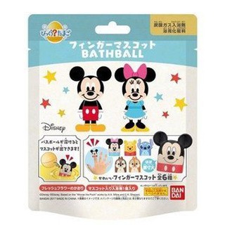 【棒棒棠】日本 Disney 迪士尼 手指玩偶 沐浴球 入浴劑 泡泡球 附玩具