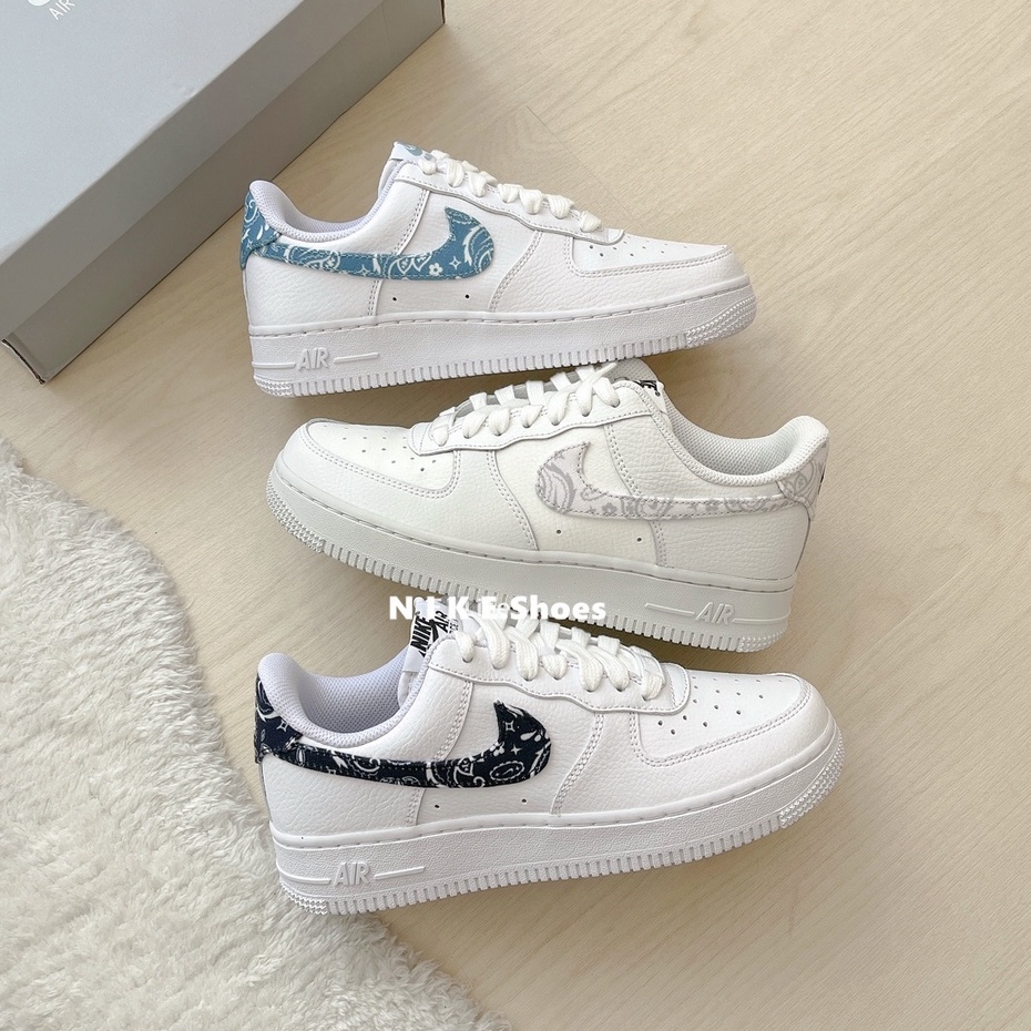 NIKE AIR FORCE 1 變形蟲 水藍 白 灰 黑 黑白 白灰 全白 藍 DH4406-100