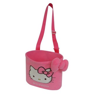 Hello Kitty 蝴蝶結系列 後座椅背吊掛式 小物收納置物袋 PKTD008W-07
