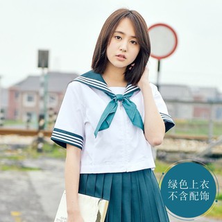 台灣熱賣短袖夏夏季學生jk制服校服日系制服學院風女子高中生水手服班服 蝦皮購物