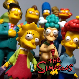 美國卡通the Simpsons 辛普森家庭花枝超人老玩具美式玩具收藏模型公仔fox 荷馬美枝 蝦皮購物