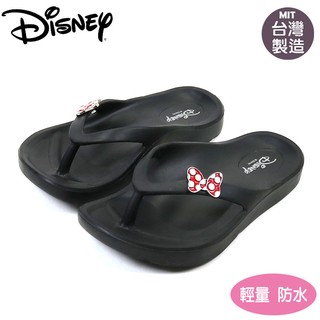 零碼/童拖鞋/迪士尼Disney米妮蝴蝶結Q軟.輕量夾腳拖鞋(454739)黑17-21號