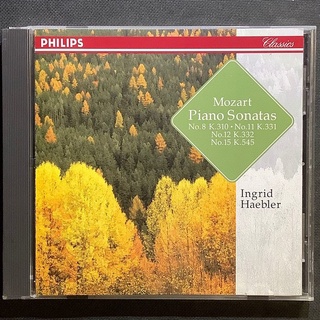 Haebler海布勒/鋼琴 Mozart莫札特-四首鋼琴奏鳴曲 1997年日本版