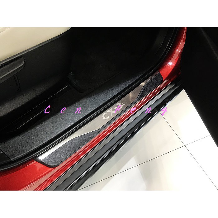 涔峰ＣＦ☆(塑料)MAZDA CX-30 CX30 迎賓踏板 外門檻條 白金踏板 白金飾板 踏板 門檻踏板 防刮飾板