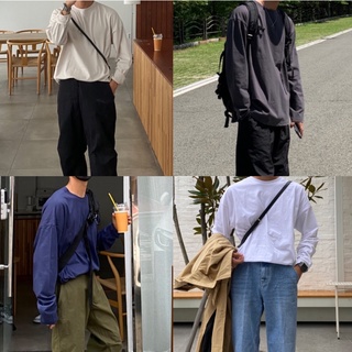 【APPAREL DESIGN】韓國 素面薄長Tee 純棉寬鬆長袖Tee 寬鬆長袖素Tee 素Tee 素面 素T 薄長袖