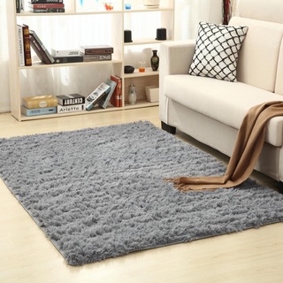 地毯現代絲毛地毯客廳茶几沙發床邊地毯臥室地毯地墊