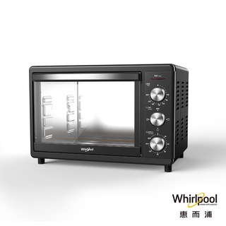 美國Whirlpool18公升不鏽鋼機械式烤箱 WTOM181B(福利品)