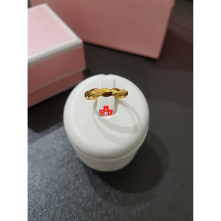 金福氣金品☆黃金尾戒☆9999純金飾【麻花捲】0.46錢/送禮/自戴/黃金戒指/現貨