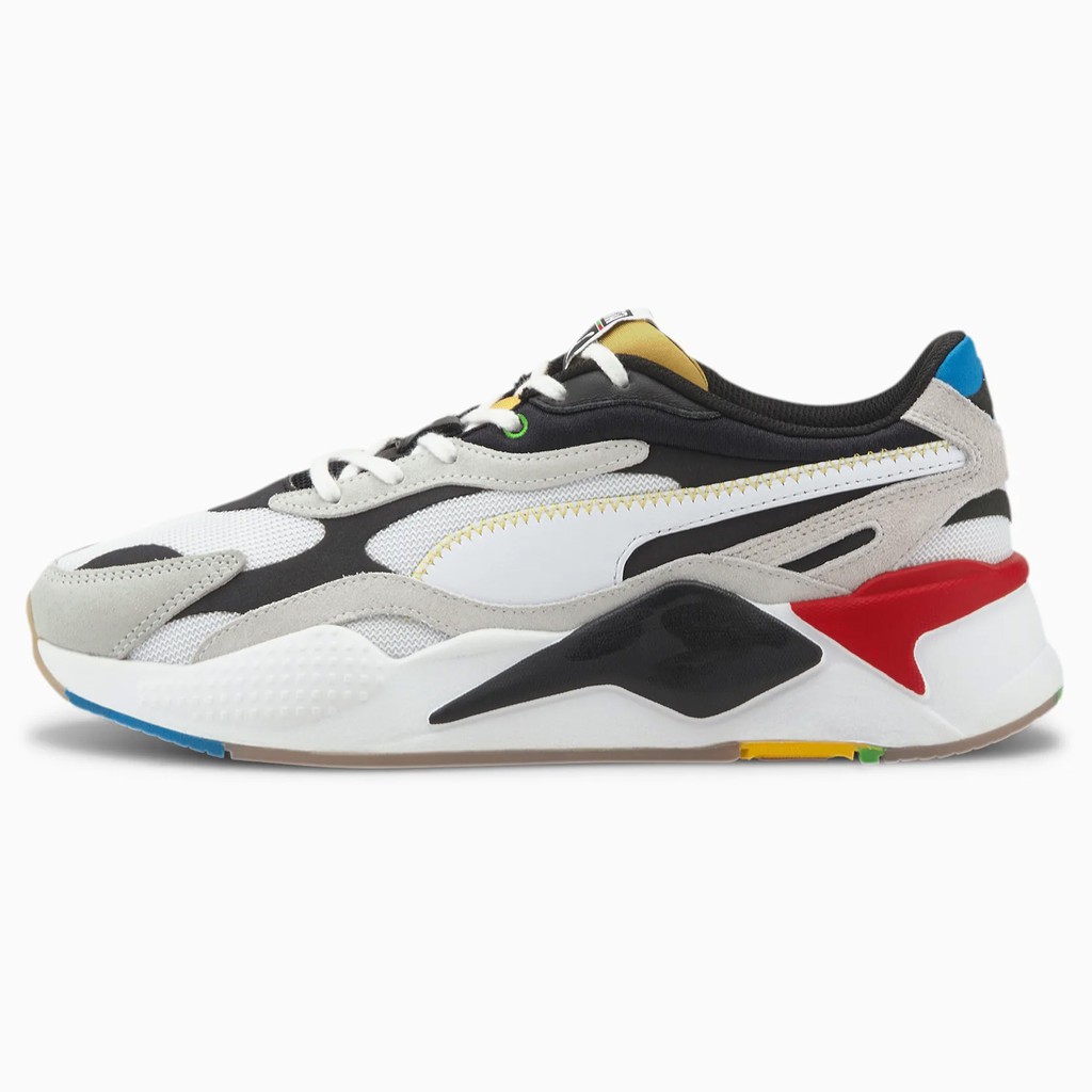 PUMA RS-X³ WH 男鞋 女鞋 老爹 復古 慢跑 緩衝 休閒 皮革 黑 白【運動世界】37330801