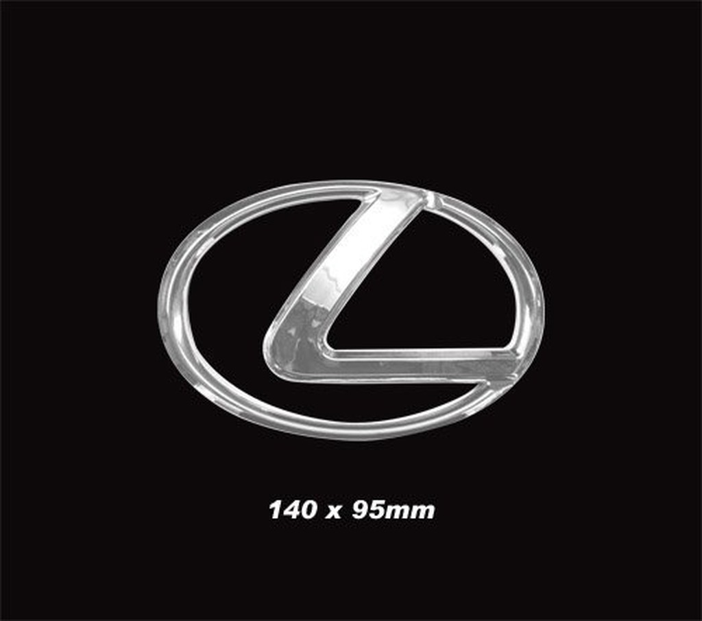 ※金螃蟹※ Lexus 凌志 L 標誌 logo 140*95mm