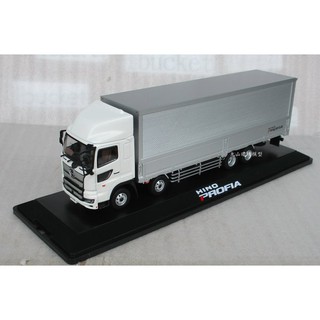 [丸山建機模型店]--- HINO 1/43 白銀色短貨櫃車模型
