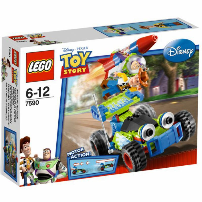 現貨* Lego 樂高 7590 盒組 絕版 玩具總動員 拯救行動迴力車toy story 胡迪 巴斯 絕版
