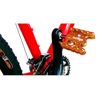 現貨維格鋁合金超輕量化 Wellgo WR-1自行車登山車公路車培林 金色/橘色 腳踏板踏板腳踏
