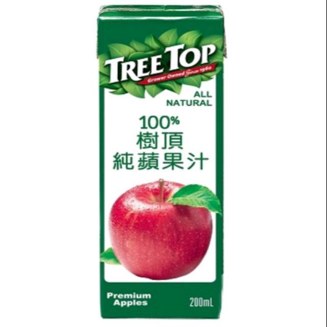 新貨到 TREE TOP 樹頂100%純蘋果汁200ml👑連妃嚴選二館👑