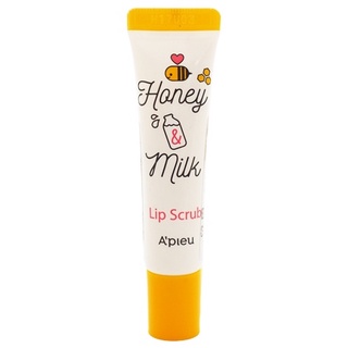 韓國 Apieu 蜂蜜牛奶磨砂唇霜(8ml)【小三美日】D745420