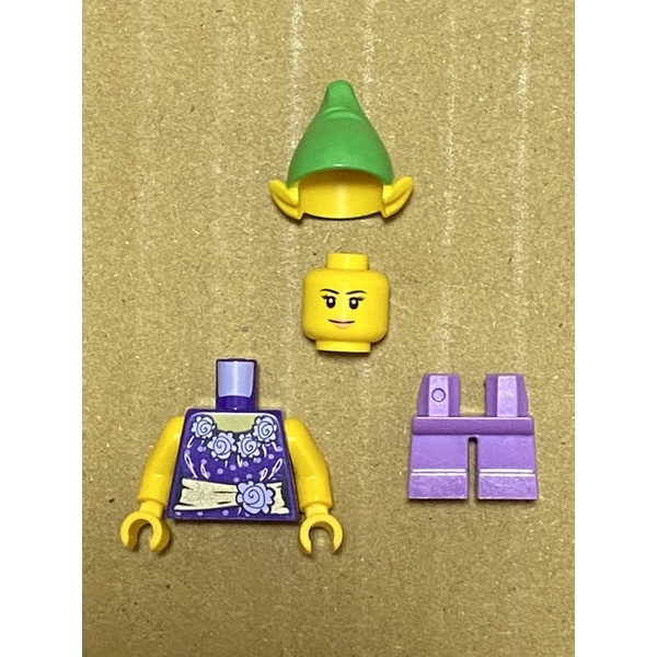 LEGO 樂高 人偶 小精靈 女生 深紫色衣服 education 45023